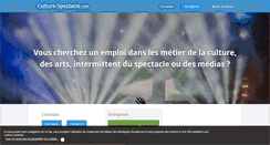 Desktop Screenshot of culture-spectacle.com