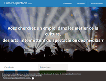Tablet Screenshot of culture-spectacle.com